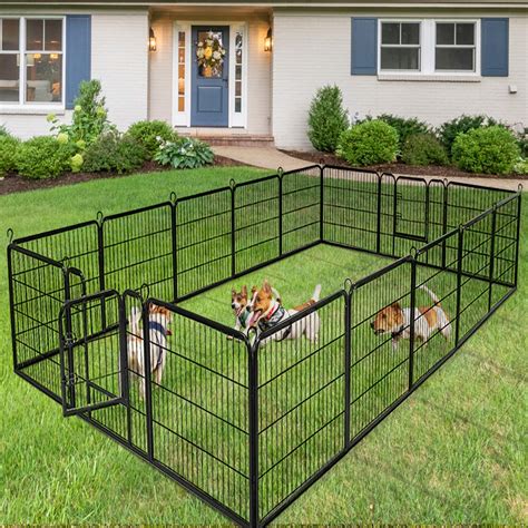 metal pet enclosure|temporary fencing for dog.